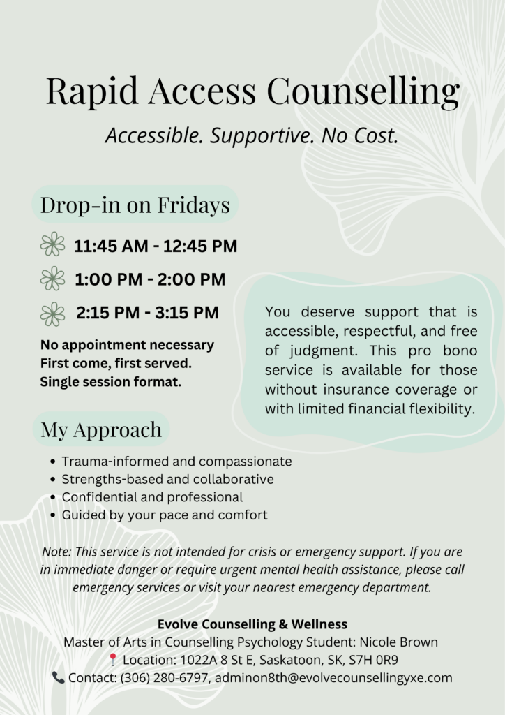 Rapid Access Counselling